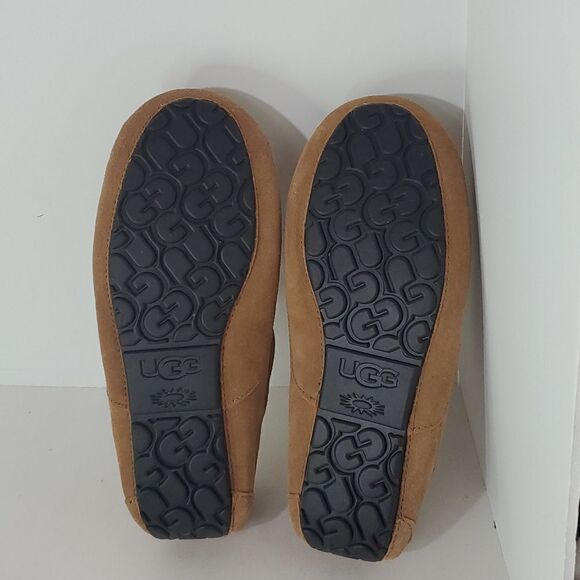 UGG Ascot Slipper Chestnut Suede Wool Comfort Loafer Men's US 11 New - Picture 12 of 12
